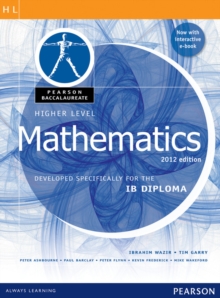 Pearson Baccalaureate Higher Level Mathematics Bundle for the IB Diploma, Mixed media product Book Pearson Baccalaureate Higher Level Mathematics Bundle for the IB Diploma, Mixed media product Book