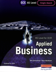 GCE AS Level Applied Business Single Award for OCR, Paperback Book GCE AS Level Applied Business Single Award for OCR, Paperback Book