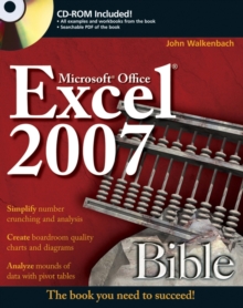 Excel 2007 Bible, Paperback Book Excel 2007 Bible, Paperback Book