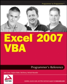 Excel 2007 VBA Programmer's Reference, Paperback Book Excel 2007 VBA Programmer's Reference, Paperback Book