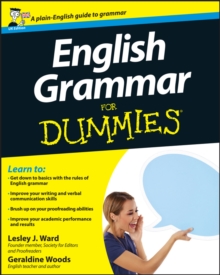 English Grammar For Dummies, Paperback Book English Grammar For Dummies, Paperback Book