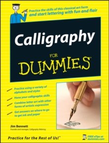 Calligraphy for Dummies, Paperback Book Calligraphy for Dummies, Paperback Book