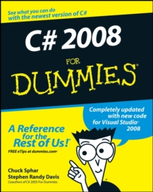 C# 2008 For Dummies, Paperback Book C# 2008 For Dummies, Paperback Book