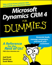 Microsoft Dynamics CRM 4 for Dummies (R), Paperback Book Microsoft Dynamics CRM 4 for Dummies (R), Paperback Book