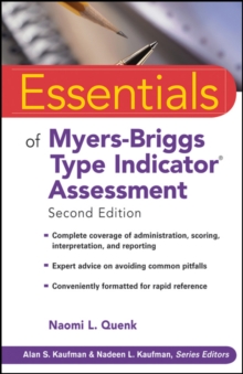 Essentials of Myers-briggs Type Indicator Assessment, Second Edition, Paperback Book Essentials of Myers-briggs Type Indicator Assessment, Second Edition, Paperback Book