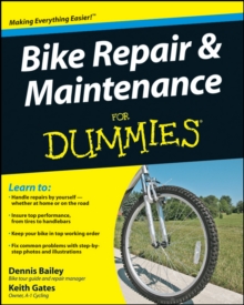 Bike Repair & Maintenance for Dummies, Paperback Book Bike Repair & Maintenance for Dummies, Paperback Book