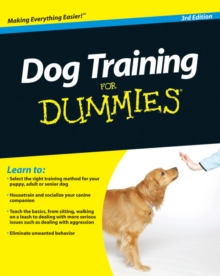 Dog Training For Dummies, Paperback Book Dog Training For Dummies, Paperback Book
