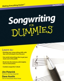 Songwriting for Dummies, 2nd Edition, Paperback Book Songwriting for Dummies, 2nd Edition, Paperback Book