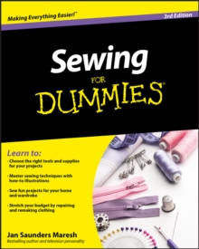Sewing for Dummies, 3rd Edition, Paperback Book Sewing for Dummies, 3rd Edition, Paperback Book