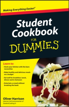 Student Cookbook For Dummies, Paperback Book Student Cookbook For Dummies, Paperback Book