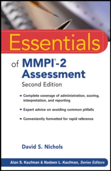 Essentials of MMPI-2 Assessment, Paperback Book Essentials of MMPI-2 Assessment, Paperback Book
