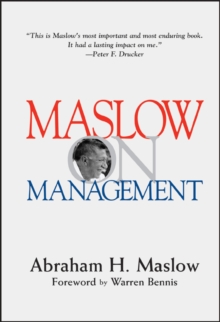 Maslow on Management, Hardback Maslow on Management, Hardback