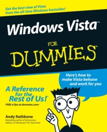 Windows Vista For Dummies, Paperback Book Windows Vista For Dummies, Paperback Book