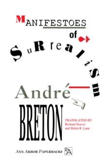 Manifestoes of Surrealism, Paperback Book Manifestoes of Surrealism, Paperback Book