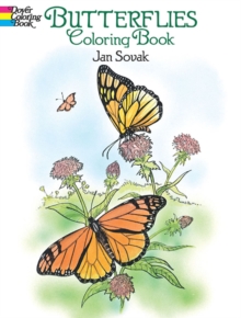Butterflies Coloring Book, Paperback Butterflies Coloring Book, Paperback