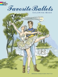 Ballet Costumes Coloring Book, Paperback Book Ballet Costumes Coloring Book, Paperback Book