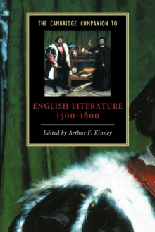The Cambridge Companion to English Literature, 1500-1600, Paperback Book The Cambridge Companion to English Literature, 1500-1600, Paperback Book