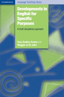 Developments in English for Specific Purposes : A Multi-Disciplinary Approach, Paperback Developments in English for Specific Purposes : A Multi-Disciplinary Approach, Paperback