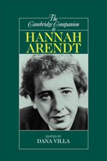 The Cambridge Companion to Hannah Arendt, Paperback Book The Cambridge Companion to Hannah Arendt, Paperback Book