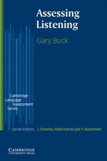 Assessing Listening, Paperback Book Assessing Listening, Paperback Book