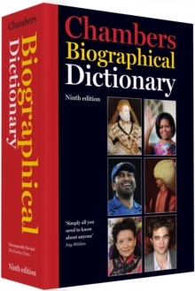Chambers Biographical Dictionary, Hardback Book Chambers Biographical Dictionary, Hardback Book