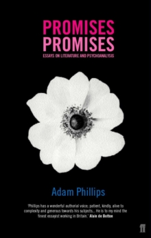 Promises, Promises : Essays on Literature and Psychoanalysis, Paperback Promises, Promises : Essays on Literature and Psychoanalysis, Paperback