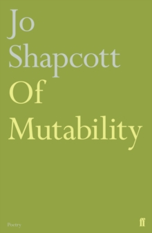 Of Mutability, Hardback Of Mutability, Hardback
