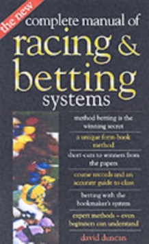 The New Complete Manual of Racing and Betting Systems, Paperback Book The New Complete Manual of Racing and Betting Systems, Paperback Book