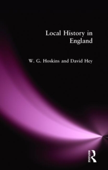 Local History in England, Paperback Book Local History in England, Paperback Book