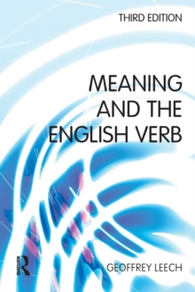 Meaning and the English Verb, Paperback Book Meaning and the English Verb, Paperback Book
