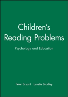 Children's Reading Problems, Paperback Book Children's Reading Problems, Paperback Book