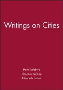 Writings on Cities, Paperback Book Writings on Cities, Paperback Book