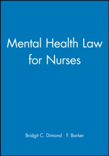 Mental Health Law for Nurses, Paperback Book Mental Health Law for Nurses, Paperback Book