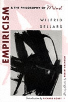 Empiricism and the Philosophy of Mind, Paperback Book Empiricism and the Philosophy of Mind, Paperback Book
