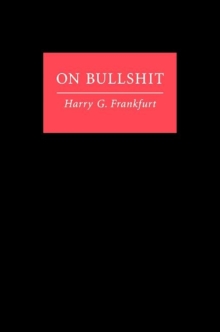 On Bullshit, Hardback Book On Bullshit, Hardback Book