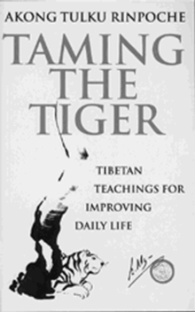 Taming the Tiger:Tibetan Teaching For Improving Daily Life, Paperback Book Taming the Tiger:Tibetan Teaching For Improving Daily Life, Paperback Book