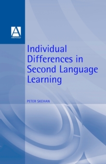 Individual Differences in Second-language Learning, Paperback Book Individual Differences in Second-language Learning, Paperback Book