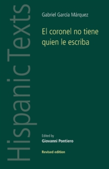 El Coronel No Tiene Quien Le Escriba, Paperback Book El Coronel No Tiene Quien Le Escriba, Paperback Book