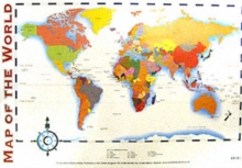 Map of the World, Sheet map, rolled Book Map of the World, Sheet map, rolled Book