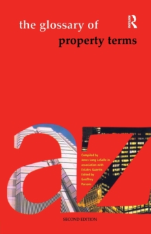 The Glossary of Property Terms, Paperback Book The Glossary of Property Terms, Paperback Book