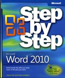 Microsoft Word 2010 Step by Step, Paperback Book Microsoft Word 2010 Step by Step, Paperback Book