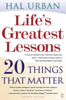 Life's Greatest Lessons: 20 Things that Matter, Paperback Book Life's Greatest Lessons: 20 Things that Matter, Paperback Book