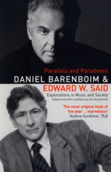 Parallels and Paradoxes : Explorations in Music and Society, Paperback Book Parallels and Paradoxes : Explorations in Music and Society, Paperback Book