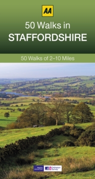 50 Walks in Staffordshire, Paperback Book 50 Walks in Staffordshire, Paperback Book