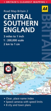 Central Southern England, Sheet map, folded Book Central Southern England, Sheet map, folded Book
