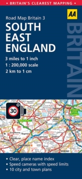 South East England Road Map, Sheet map, folded Book South East England Road Map, Sheet map, folded Book