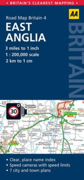 East Anglia Road Map, Sheet map, folded Book East Anglia Road Map, Sheet map, folded Book
