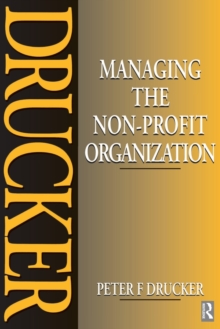 Managing the Non-Profit Organization, Paperback Book Managing the Non-Profit Organization, Paperback Book