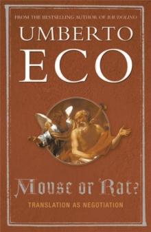Mouse or Rat? : Translation as Negotiation, Paperback Book Mouse or Rat? : Translation as Negotiation, Paperback Book