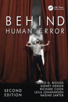 Behind Human Error, Paperback Book Behind Human Error, Paperback Book